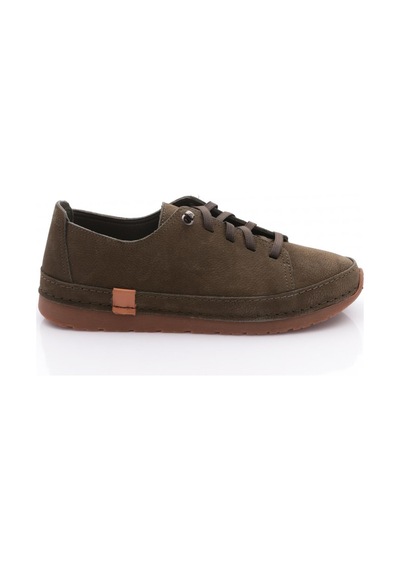 Dgn Rc-1 Kadin Comfort Ayakkabi Haki Nubuk