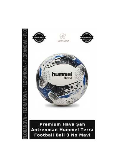 Premium Hava Antrenman Hummel Terra Football Ball 3 No Mavi