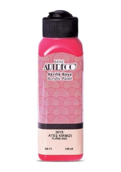 Akrılık Boya Artdeco Kırmızı 140Ml. 3016