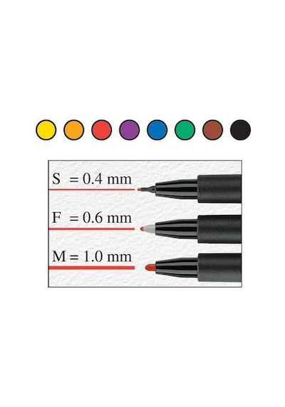 Faber-Castell Permanent Kalem S Siyah