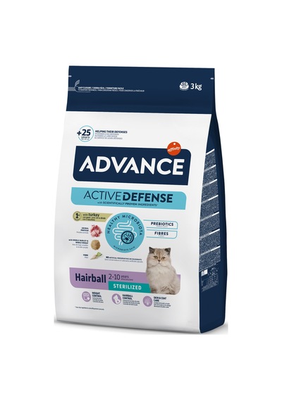 Advance - 169 - Cat Sterılızed Haırball - Glblseme - 3 Kg