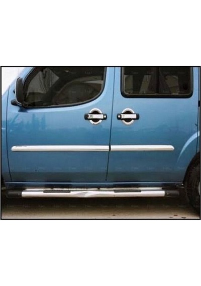 Fiat Doblo 2000-2001-2002-2003-2004-2005 Krom Yan Kapı Çıtası 4 Kapı Paslanmaz Çelik