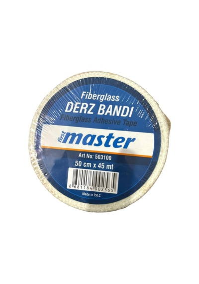 First Master Beze Derz Bandı Fileli Bant Alçıpan Bantı Derz Bandı 50cm X 45 Mt