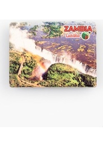 Zambiya Temalı Taş Magnet