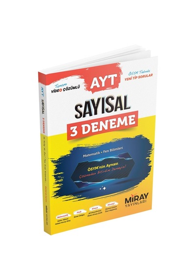 Miray Ayt Sayısal 3 Deneme Matematik-Fen Bilimleri 2023