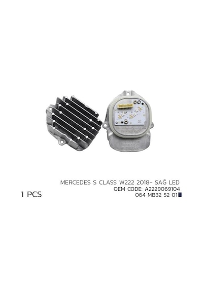 Nıken Mercedes S Class W222 2018-sağ Led Mod A2229069104 IS00-NIKEN 064MB325201