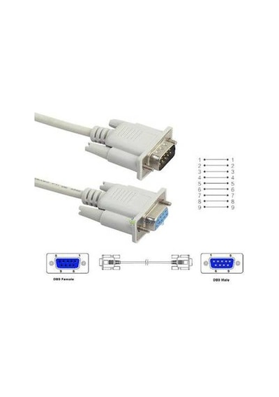 1.5 Metre 9 Pin Seri Rs232 Com Port Dişi Erkek Kablo Rs 232