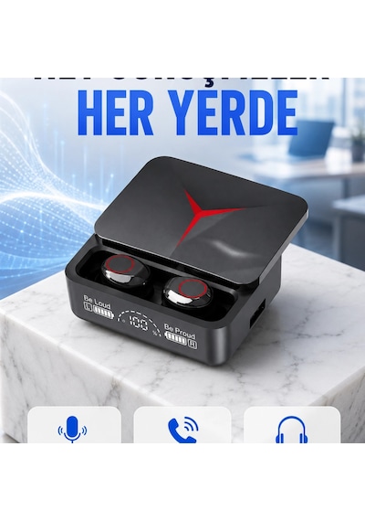 Uzun Pil Ömürlü Bluetooth Kulaklık Spor Ve Günlük Kullanım İçin Uygun Yeni Nesil 00