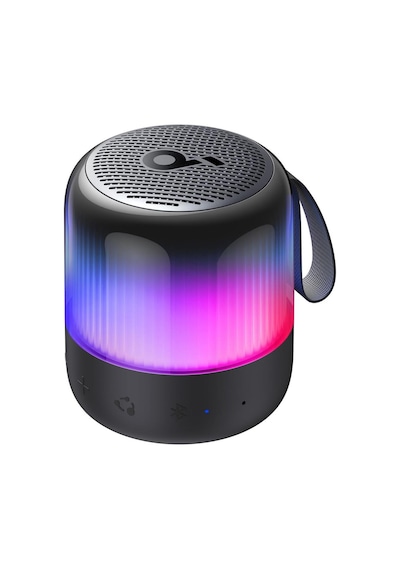 Anker Soundcore Glow Mini Taşınabilir Hoparlör - 360 Ses Bluetooth Hoparlör - Işık Gösterisi - 12 Saat Pil - A3136