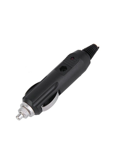 12V Oto Çakmak Soket Fişi Erkek Sigortalı Led Göstergeli
