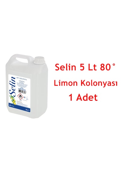 Selin Limon Kolonyası 5 L + Limon Kolonyası Sprey 2 x 50 ML + Huni