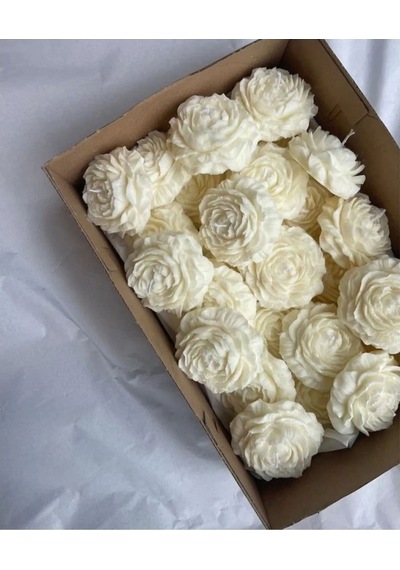 Bernami Vazo Pinterest Şakayık Mum Kokulu 3'lü Set Söz Nişan Nikah Kına Davet Diğer