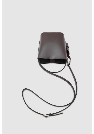 Shule Bags Amore Minimal Çapraz Çanta Koyu Kahve Kahverengi