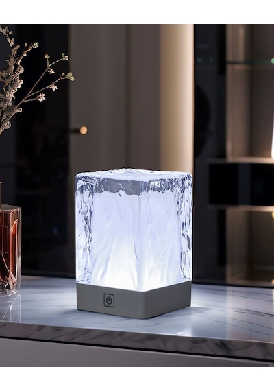 Crystalis Şarjlı Masa Lambası Beyaz