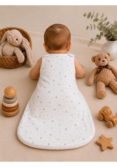 Begi 2.5 Tog Elyaflı Torba Askılı Çıtçıtlı Uyku Tulumu % 100 Pamuk Unisex