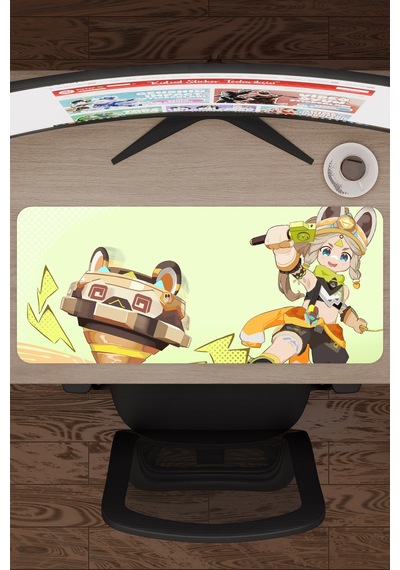 Kachina Genshin Impact Anime Oyuncu V4 - 70x30 Xl Gaming Mouse Pad Fare Altlığı