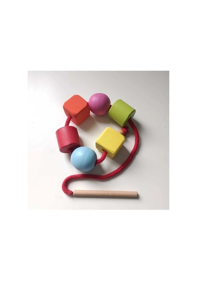 Montessori Boncuk Dizme Renkli