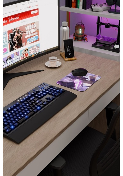 Cyno Genshin Impact Anime Gacha V4 - 22x18 Gaming Mouse Pad Fare Altlığı