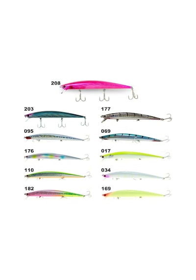 Fujin Flux 175mm 29gr Sinking Maket Balık 110 Tequila Halo