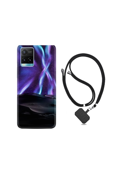 Vivo Y33S Kılıf Boyun Askılı Kuzey Iışkları 1864