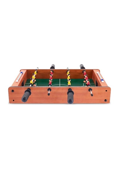 Ahşap Masaüstü Futbol Oyunu 4 Kollu Taşınabilir World Cup Heyecan Eğlenceli Masaüstü Oyunu