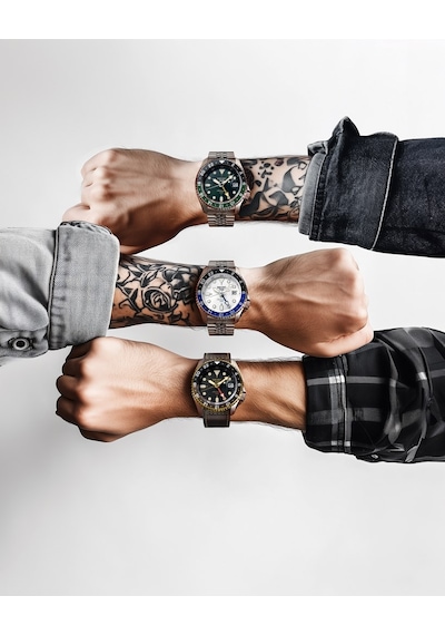 Seiko Ssk036j Otomatik Kahverengi Deri Kordon 10 Atm 42 Mm Erkek Kol Saati Gri