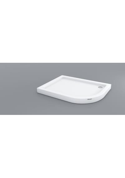 Shower 70x110 Asimetrik Monoblok Duş Teknesi