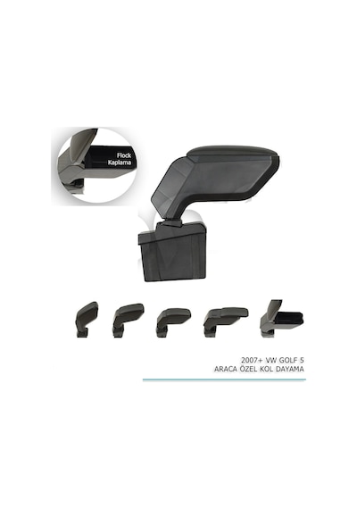 VW GOLF 5 ARACA ÖZEL KOL DAYAMA SİYAH 2004-2007