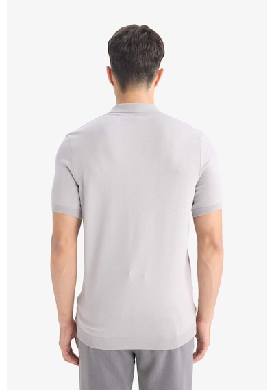 DeFacto Standart Fit Polo Yaka Kısa Kollu Triko Tişört E3241AX25SPGR192