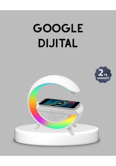 Lvsqvr Kablosuz Şarjlı Bluetooth Hoparlör Ve Gece Lambası Nfc, Fm Radyo, Rgb Işık