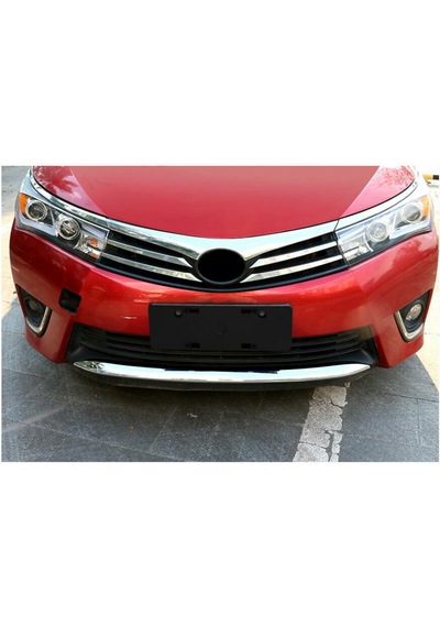 Toyota Corolla Uyumlu 2014-2016 Ön Tampon Çıtası Abs Krom