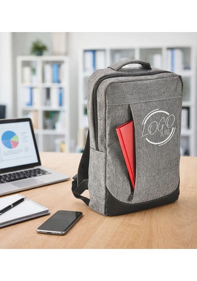 Logonuza Özel Gri Sırt Çantası Ab001 Laptop Ve Notebook Uyumlu Şık Çanta Bitmeyencom36902 Bk Kurumsal