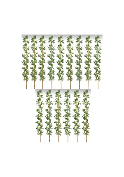 Rüzgar Yapay Çiçekçilik 190 Cm 15 Adet Bambu Yeşil