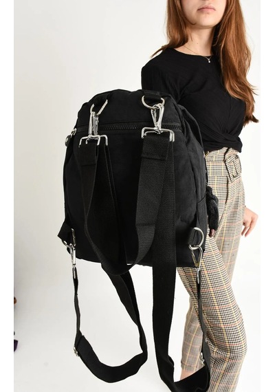 571 Collections Ultra Hafif Kadın Sırt Ve El Çantası Siyah Model: 571-5a