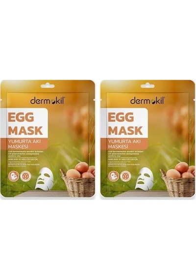 Yumurta Maskesi Aknejenik Ve Yağlı Ciltler İçin 20 Gr 2li Paket