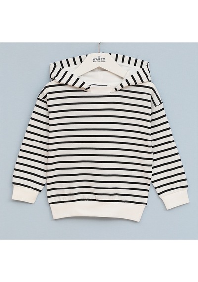 Wanex Erkek Çocuk Uzun Kol Sweatshirt - 16641 Siyah