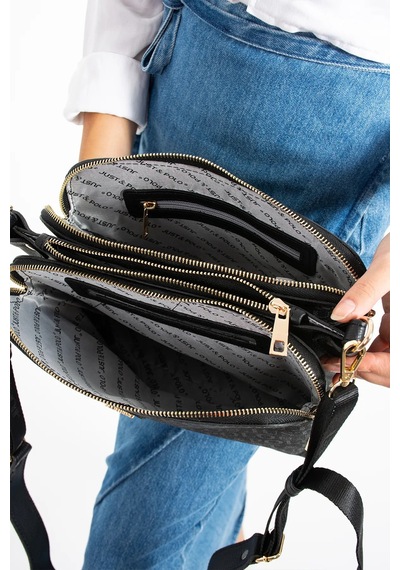 Just Polo Kadın 5 Bölmeli Büyük Boy Çapraz Omuz Çantası 232044mh Kahverengi - Taba 84256734