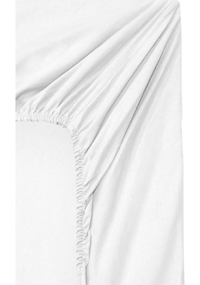 Mycey 200x200+30 Cm Fitted Pamuk Havlu Çarşaf Sıvı Geçirmez Beyaz
