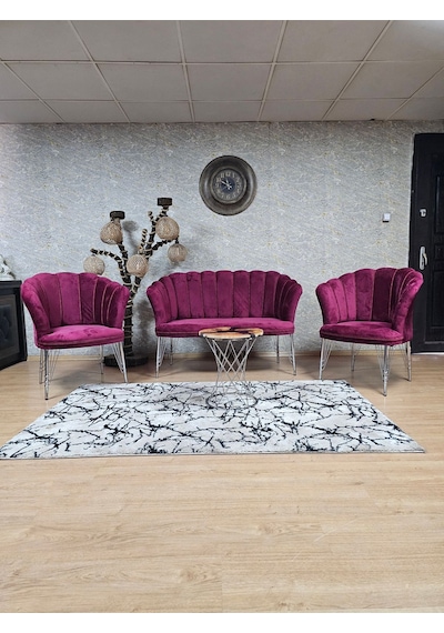 Zafir Krom Kaplama Tel Ayak Papatya Çay Seti Koltuk Takımı , Balkon, Salon, Ofis, Cafe Koltuk Takımı Bordo Zafir Krom Kaplama Tel Ayak Papatya Çay Seti Koltuk Takımı , Balkon, Salon, Ofis, Cafe Koltuk Takımı Bordo