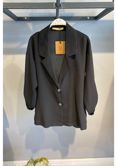 Sidsgn1807 Sidesign Ceket Siyah