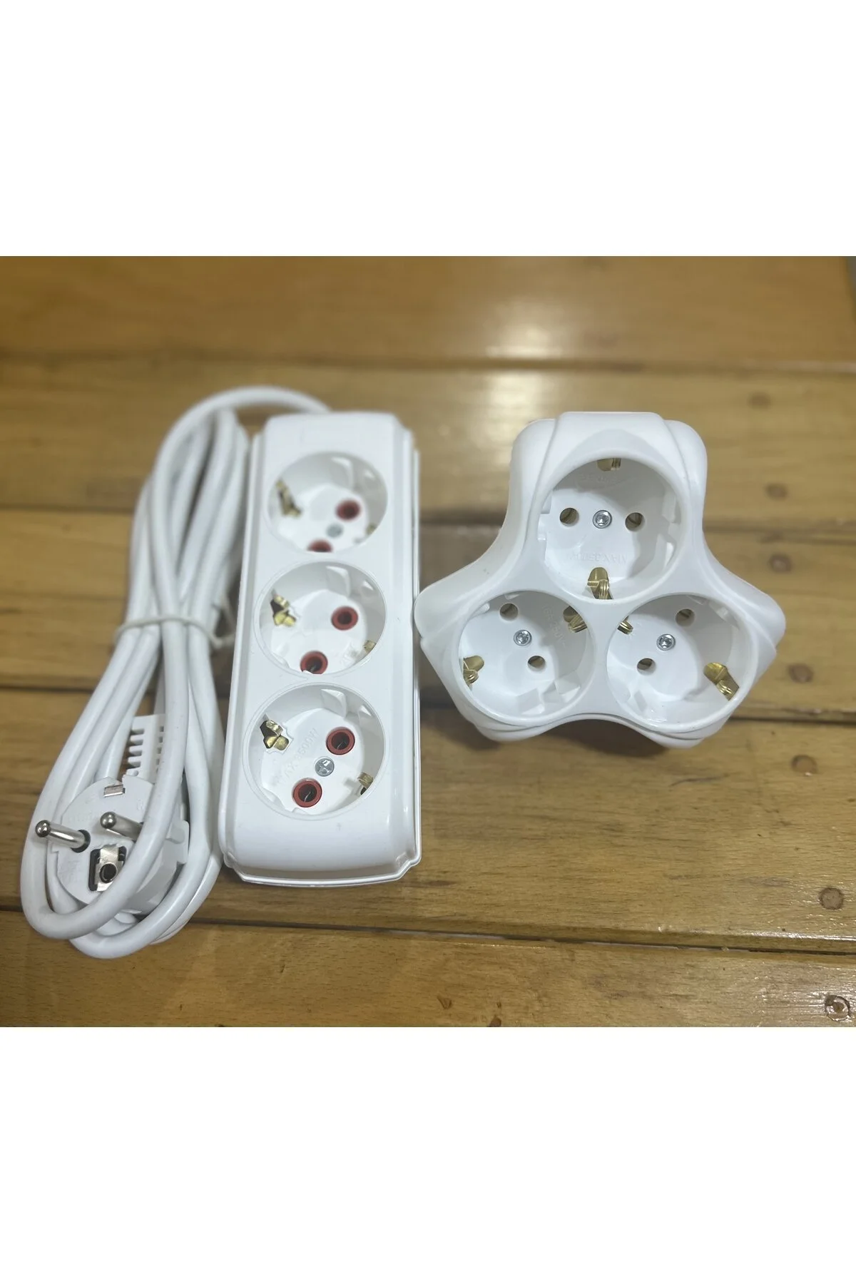 1 Adet 1.kalite 2 Metre 3 Lü Priz 1 Adet 1.kalite Papatya Golyat Üçlü Golyat