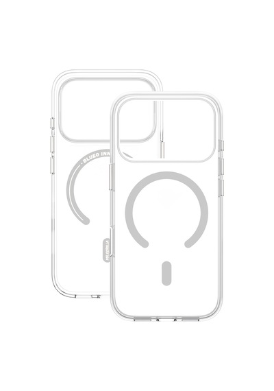 İphone 18 Pro Max Uyumlu Sararmaz Crystal Pro Magsafe Kılıf Kamera Kontrol Ve Metal Tuş Uyumlu Beyaz