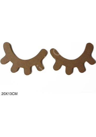 Kirpik Takım Ahşap Obje 18 Mm K313