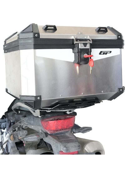 Gp Kompozit Base Universal 58 Lt Alüminyum Motosiklet Çantası Gri Diğer