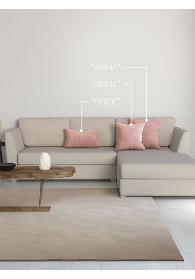 Home Daily Series Buğulu Gül Rengi Kırlent Yastık Kılıfı Buğulu Gül