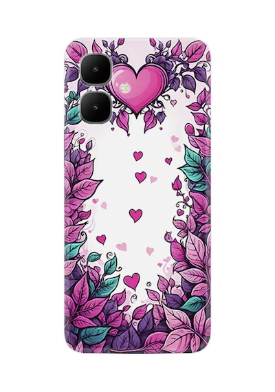 Infinix Smart 10 Kılıf Boutique Baskılı Resimli Kalpler Pcode -009
