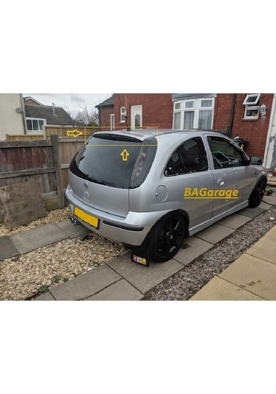 Corsa C Irmscher Bagaj Spoileri-boyasız-fiberglass