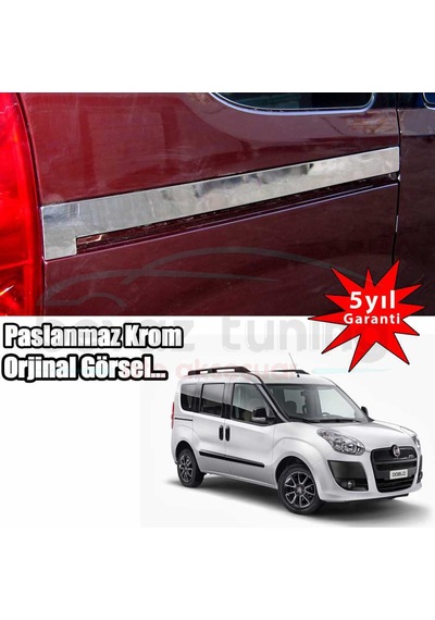 Fiat Doblo Sürgülü Kapı Kromu Nikelajı 2010-