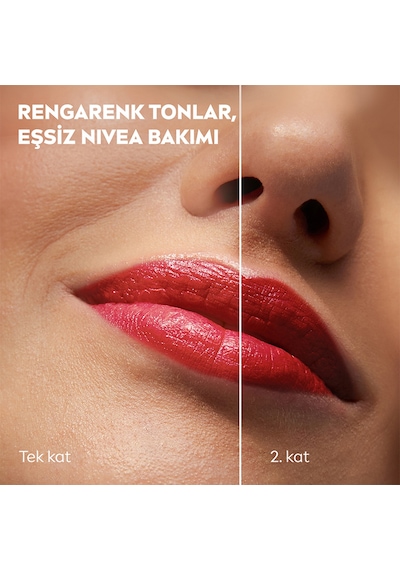 Nivea Renkli Dudak Bakım Kremi ve Yanak Balmı SPF30 Red