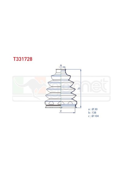Aks Korugu Kıtı Sol-sag Dıs Termoplastık Cıtroen Jumper Iıı 2.2 Hdı 30x138x104 2